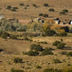 An aerial view of the Rust set in Santa Fe, New Mexico.
